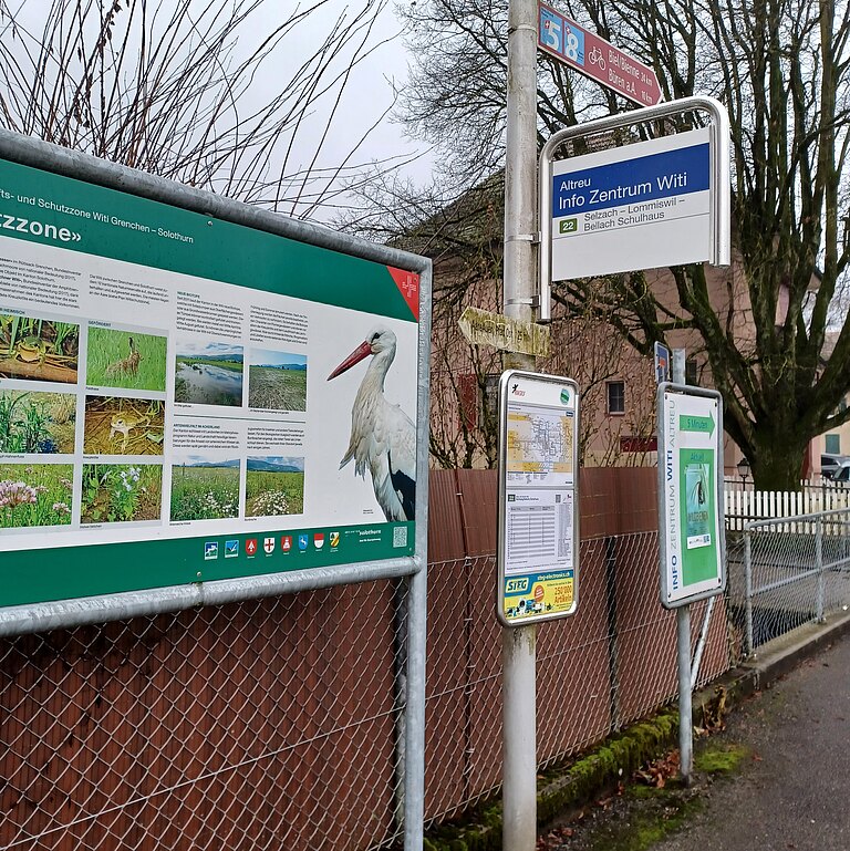 Bushaltestelle Infozentrum Witi
