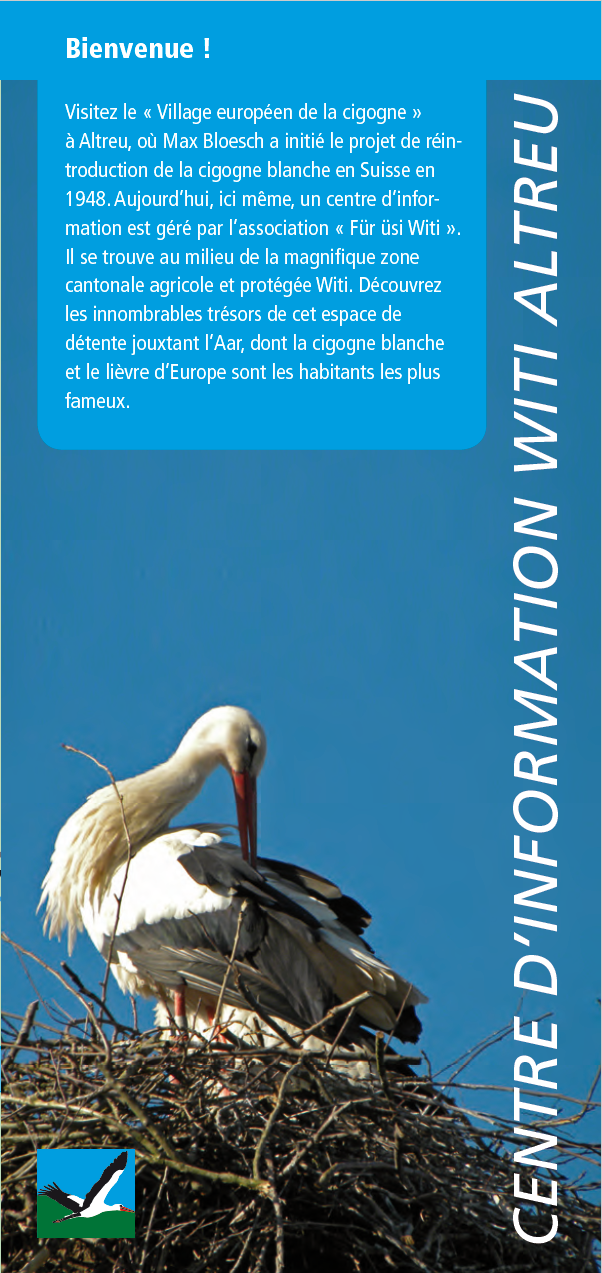 Flyer Centre d’information de la Witi à Altreu